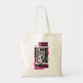 Retro Future draagbare cassettespeler Tote Bag (Voorkant)