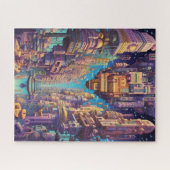 Retro Futurisme Art Puzzel Legpuzzel (Horizontaal)