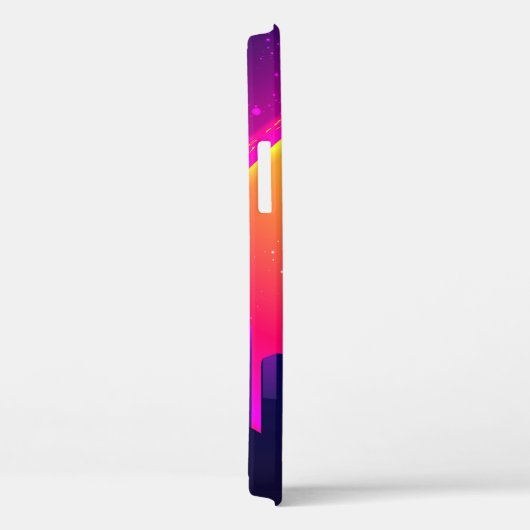 Retro Futurisme. futuristische synthegolflatie ill Case-Mate iPhone Case (Achterkant / Rechts)