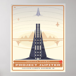 Retro Futurisme Project Jupiter Poster