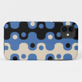 Retro Futuristic Abstract Patroon Case-Mate iPhone Case (Achterkant (horizontaal))
