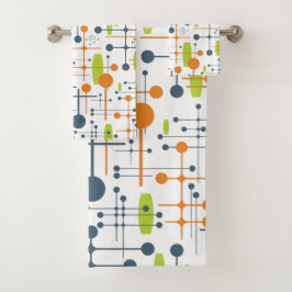 Retro Futuristic Bad Handdoek