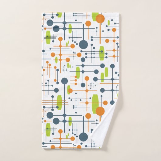 Retro Futuristic Bad Handdoek (Handdoek)