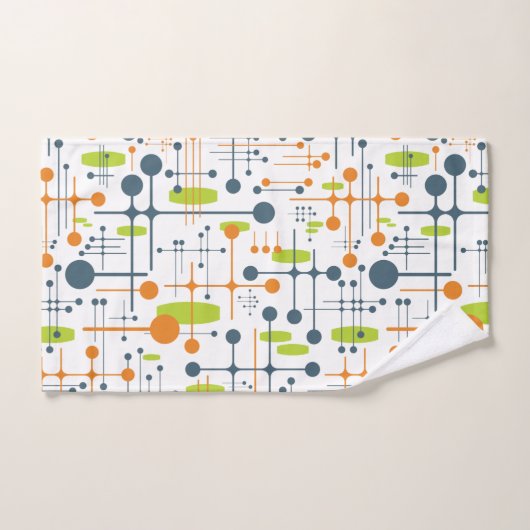 Retro Futuristic Bad Handdoek (Handdoek)