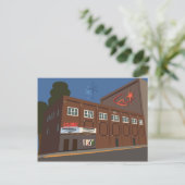 Retro-Futuristic Cosmo Theater, Merrill, WI Briefkaart (Staand voorkant)