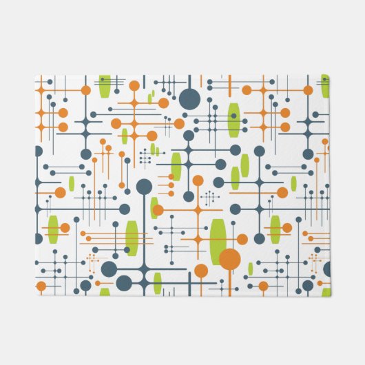 Retro Futuristic Deurmat (Voorkant)