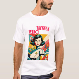 Retro-Futuristic Explorer Trekker T-shirt