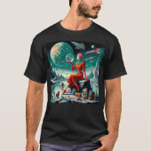 Retro Futuristic Illustration T-shirt (Voorkant)
