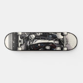 Retro-Futuristic Tech Street Art Skateboard 18 (Horizontaal)