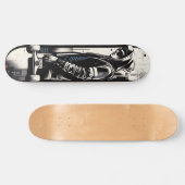 Retro-Futuristic Tech Street Art Skateboard 19 (Horizontaal)