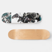 Retro-Futuristic Tech Street Art Skateboard 23 (Horizontaal)