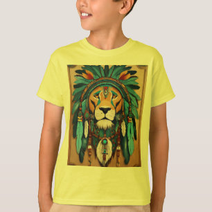 Retro-futuristisch geometrisch T-shirt. T-shirt