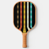 Retro futuristisch gepersonaliseerd pickleball paddle (Voorkant)
