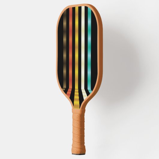 Retro futuristisch gepersonaliseerd pickleball paddle (Links)