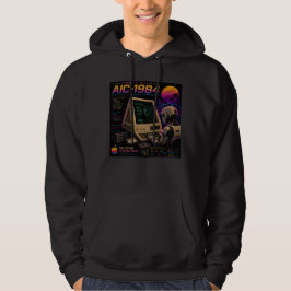 Retro Futuristische AI Robot Computer Vaporwave Ne Hoodie