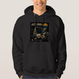 Retro Futuristische AI Robot Computer Vaporwave Ne Hoodie