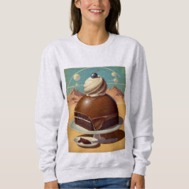 Retro futuristische cake trui 