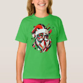 retro-futuristische kerstman t-shirt (Voorkant)