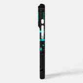 Retro-futuristische PixelArt TechGear Case-Mate iPhone Case (Achterkant / Links)