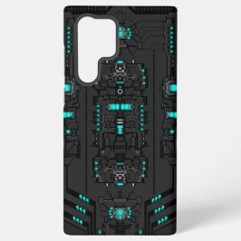Retro-futuristische PixelArt TechGear Samsung Galaxy Hoesje