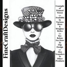 Retro Futuristische Steampunk Vrouw AC4 Decoupage