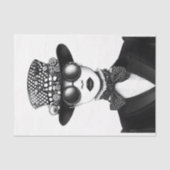 Retro Futuristische Steampunk Vrouw AC4 Decoupage Tissuepapier (Voorkant)