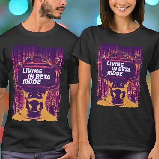 Retro Futuristische Vaporwave Cyberpunk Glitch Tex T-shirt