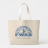 Retro FWAS Logo Jumbo Canvas tas (Achterkant)