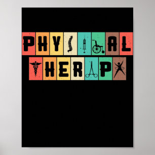 Retro  Fysieke Therapie Fysieke Therapie Poster