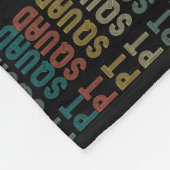 Retro Fysieke therapie PT Squad Therapist Idee Fleece Deken (Hoek)