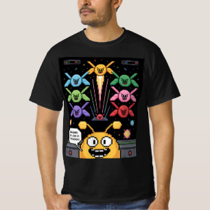 Retro Galaga Galagans T-Shirt - Geloof in Format