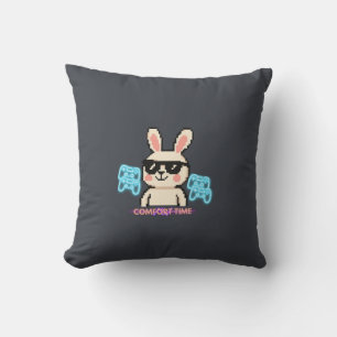 Retro Game Bunny Kussen