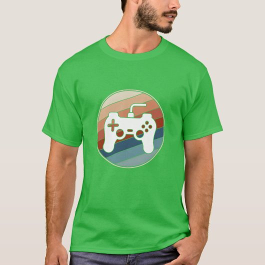 Retro Game Controller friend retro T-shirt (Voorkant)