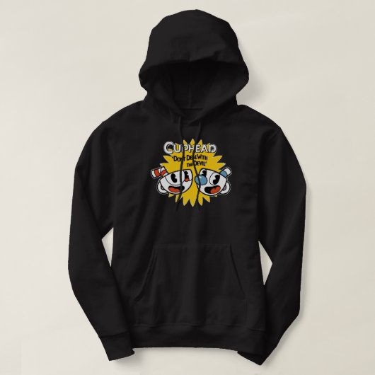 Retro  game Cuphead run en Shoot Gift for Hoodie (Design voorkant)