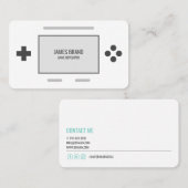 Retro Game Developer Visitekaartje (Voorkant / Achterkant)