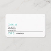 Retro Game Developer Visitekaartje (Achterkant)