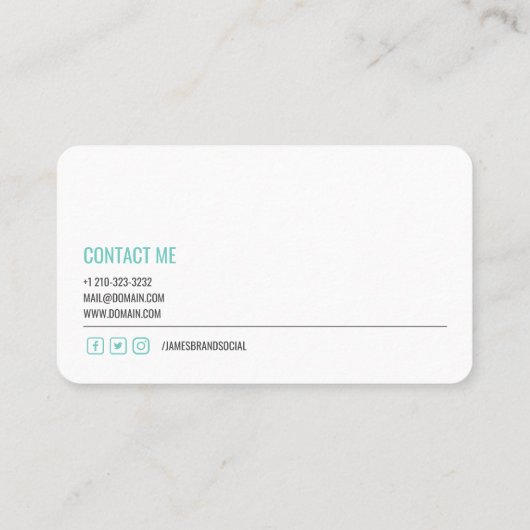 Retro Game Developer Visitekaartje (Achterkant)