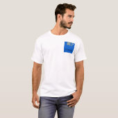 Retro Game Floppy Disc 3 Geek 2-zijdig Man T-shirt (Voorkant volledig)