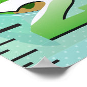 Retro Game Groeigrafiek Poster (Hoek)