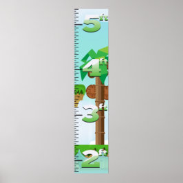 Retro Game Groeigrafiek Poster