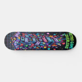 Retro Game Overload Edition 1 Persoonlijk Skateboard (Horizontaal)