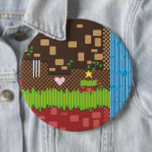 Retro Game Ronde Button 6,0 Cm (In situ)