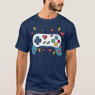 Retro gamecontroller vriend vrienden t-shirt