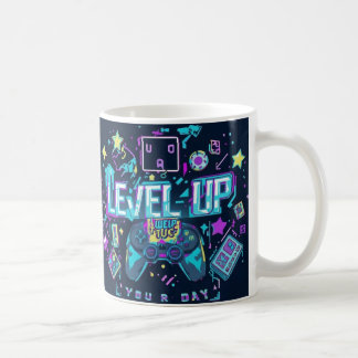 Retro gamen Pixel Art ontwerp" Koffiemok