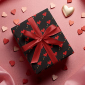 Retro Gamer 8-bits hart en pijl Cadeaupapier