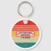 Retro Gamer Arcade Stijl Sleutelhanger (Achterkant)
