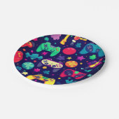 Retro Gamer Arcade verjaardagsfeestje Papieren Bordje (Gekanteld)