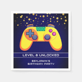 Retro Gamer Arcade verjaardagsfeestje Servet