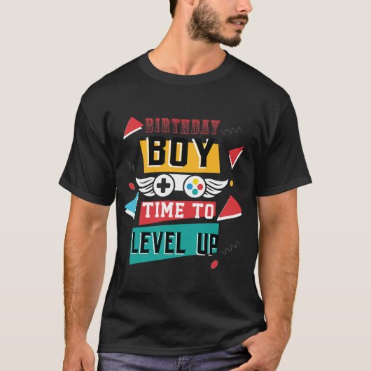 Retro Gamer Art -  Gaming Controller T-shirt (Voorkant)