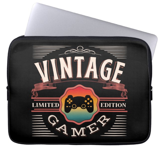 RETRO GAMER BEPERKTE EDITIE LAPTOP SLEEVE (Voorkant)